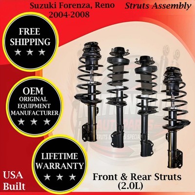 Gabriel Front & Rear Strut Assembly For 2004-2008 Suzuki Forenza Reno 9YrWarrant