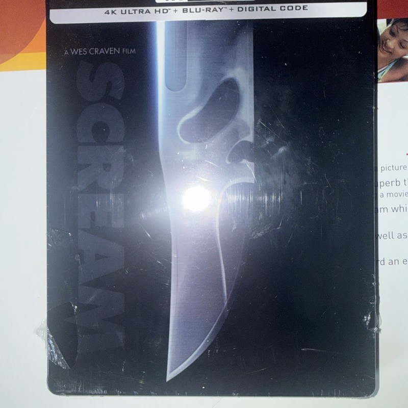 Wes Craven's SCREAM-1996 4K Ultra-Blu-Ray-Digital Limited Edition Steelbook NEW