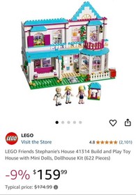LEGO 41314 Friends Stephanie&rsquo;s Dollhouse