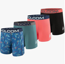 Volcom Mens Boxer Briefs Performance Poly Spandex SMALL