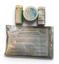 Lot Of 4 Crafting Items 3 Jars Glitter Prisma Stampin  1 Bag Embossing Powder