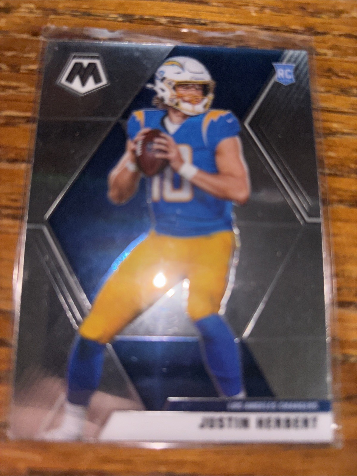 2020 Panini Mosaic Base Rookie Justin Herbert #204 Los Angeles Chargers
