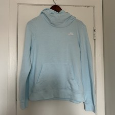 Nike Baby Blue Women s Pullover Hoodie Size Medium