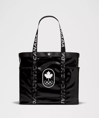 Lululemon Team Canada Ripstop Cinch-Closure Tote Bag 20L, COC Logo