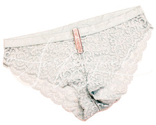 Victoria Secret Vintage Panty Panties XL Body By Victoria Bikini Lace Mint Blue