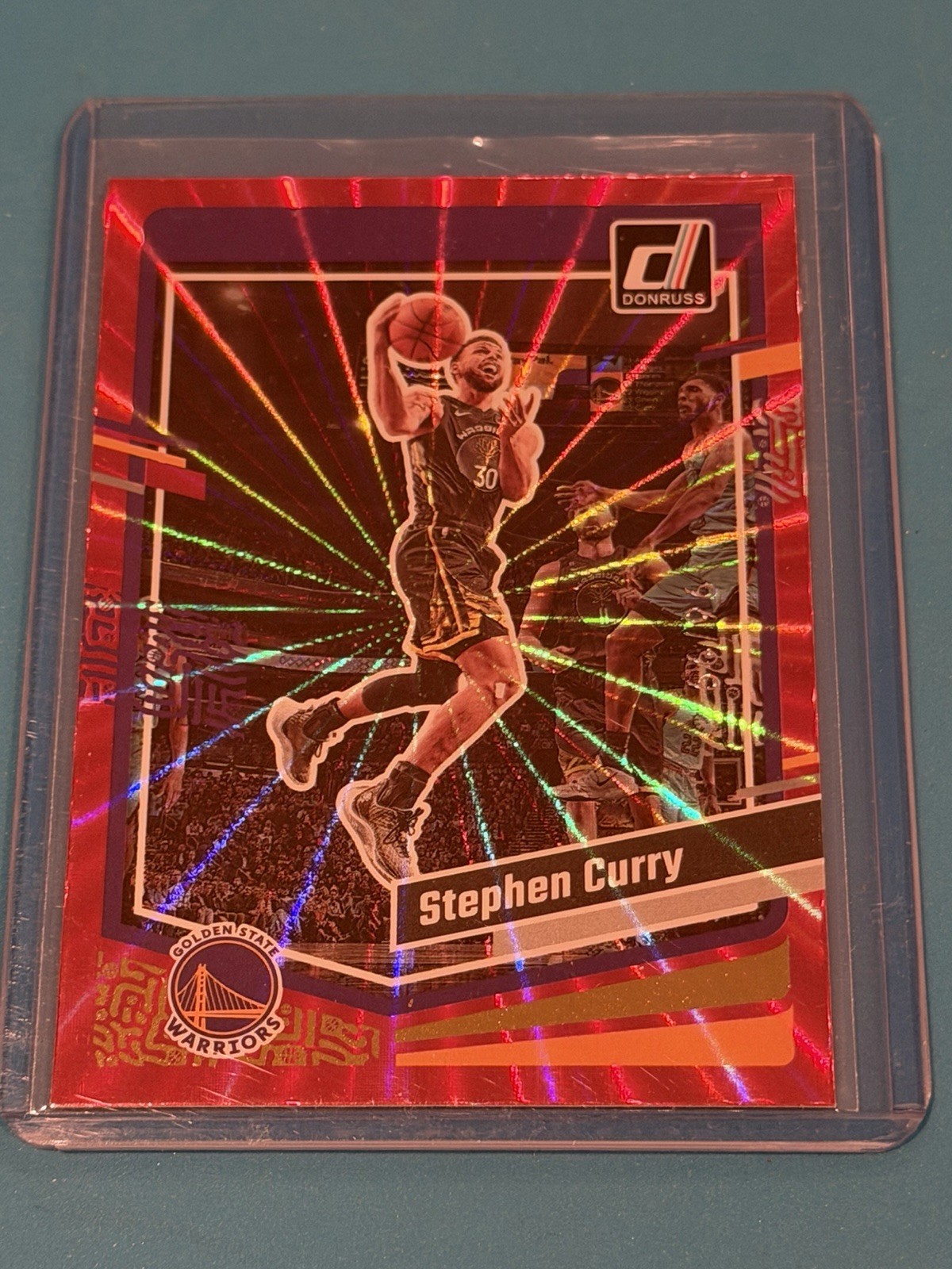 2023-24 Panini Donruss - Stephen Curry #65 Holo Red Laser /99