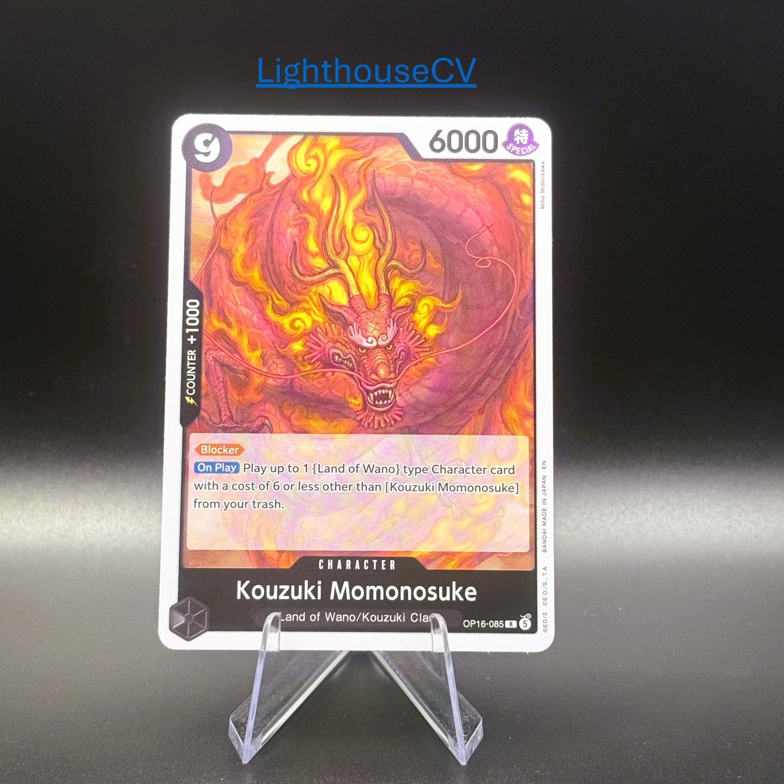 Kouzuki Momonosuke (085) OP16-085 Rare The Time of Battle One Piece Foil NM