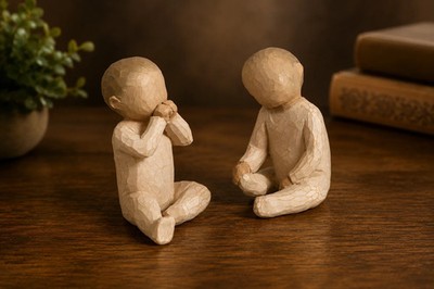 Willow Tree Two Together Susan Lordi  2002 Figurines w Box/Brand New
