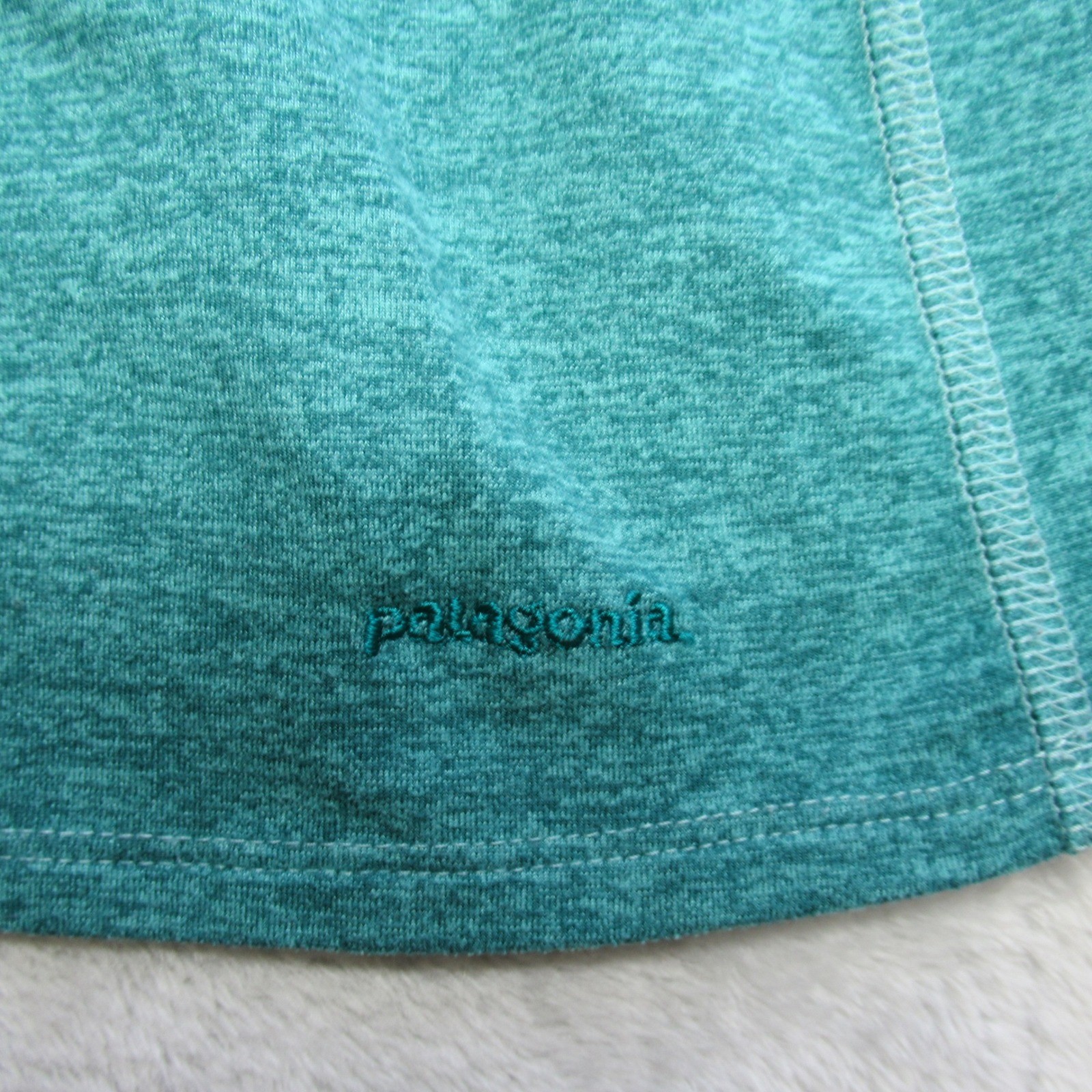 Patagonia Shirt Womens Large Green Capilene Midweight Baselayer Long Sleeve WARM thumbnail 6