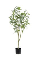 Artplants Kunstbaum Eukalyptus Ilonka, Kunststamm, GrüN, 115Cm