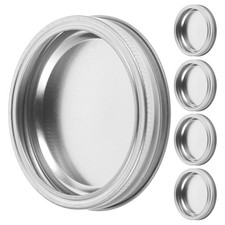  5 Sets Canning Jar Lid and Ring Round Jar Ring Bands Set Split Type Canning Jar