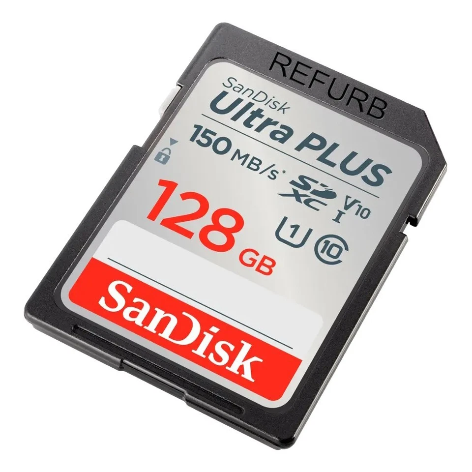 LOT 10x SanDisk - Ultra PLUS 128GB SDXC UHS-I Memory Card 150MB/s - Image 4 of 4