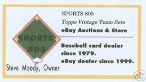 Sports 805 Vintage Baseball Cards | eBay Stores