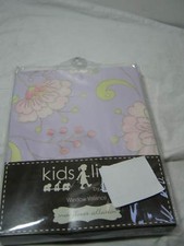 NEW KIDS LINE BY DENA SNOW FLOWER WINDOW VALANCE NIP