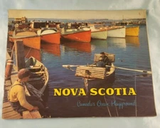 Nova Scotia Canada's Ocean Playground Booklet 1950's 