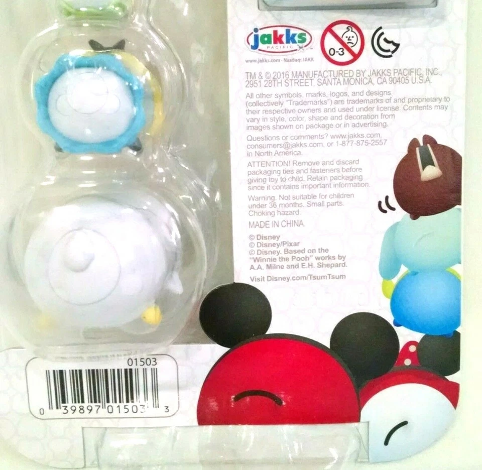 Disney Tsum Tsum Serie 3 Figuras Apilables Campanilla Alicia Patito Feo Foto 3 de 3