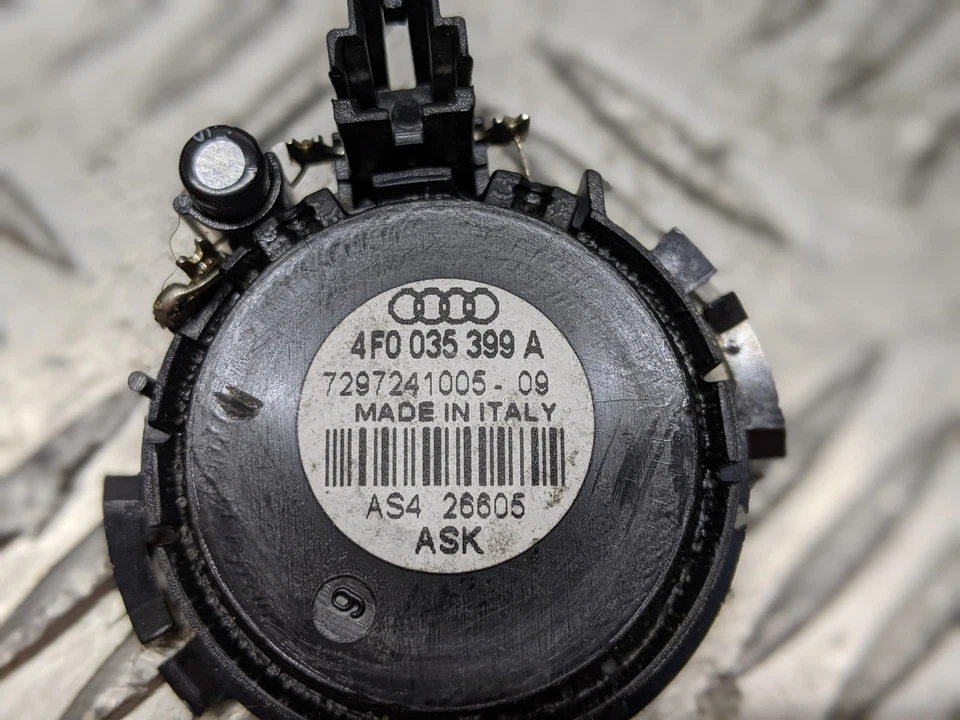 ALTAVOZ TWEETER PUERTA AUDI A6 C6 QUATTRO 2005 CONTROLADORES TRASEROS 4f0035399a Foto 3 de 3