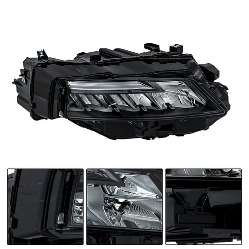 Headlight For 2021-2023 Nissan Rogue S Black Trim Full LED Right RH Side Factory - Picture 4 of 13