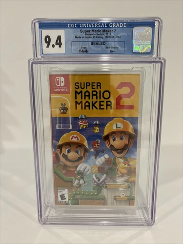 CGC Graded Super Mario Maker 2 9.4 A++ Nintendo Switch (1019138008)