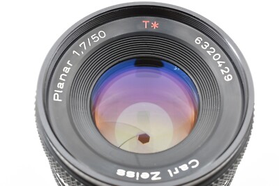 Exc+5] CONTAX Carl Zeiss Planar 50mm F/1.7 T* AEJ MF Lens CY Mount
