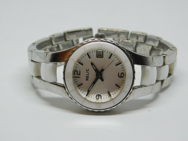Relic Karla Stainless Steel and Ceramic 