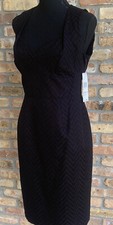 New Evan-Picone Little Black Dress Size 6 MSRP $99 New With Tags