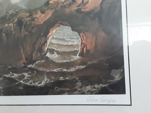 California Seascape Limited Edition Print 36/200 Signed Calvin Canepa Realism - 第 2/11 張圖片