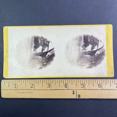 Catskill Mountains New York Winter Stereoview E & HT Anthony Antique c1866 Y1206