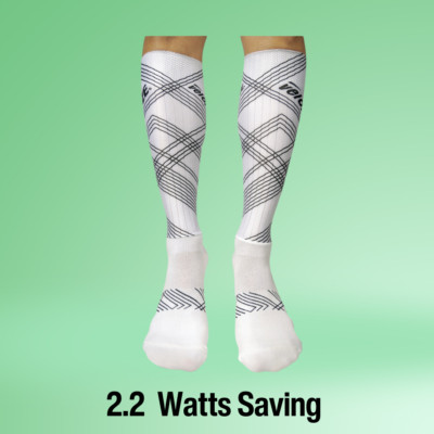 veloToze Aero Socks XXT - 2,2 Watt sparen, Race Fit Performance