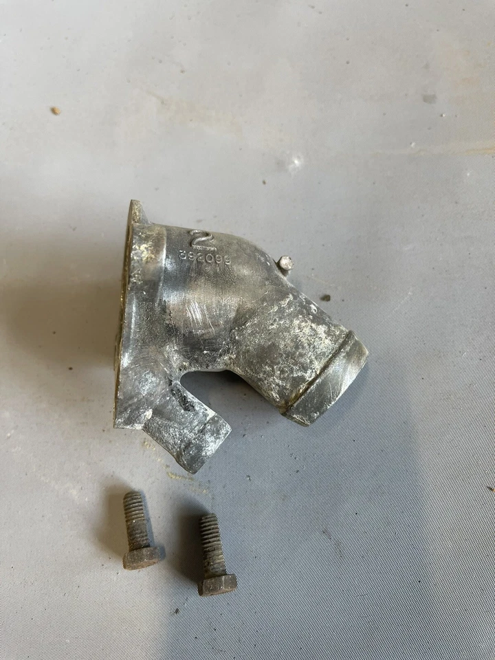 1964-1971 Oldsmobile Cutlass Thermostat Housing Water Neck 442 350 400 425 455 - Image 4 of 4