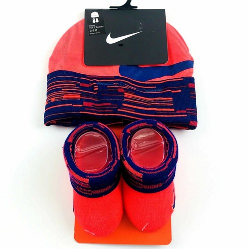 Nike Baby Orange Blue Knit Striped 