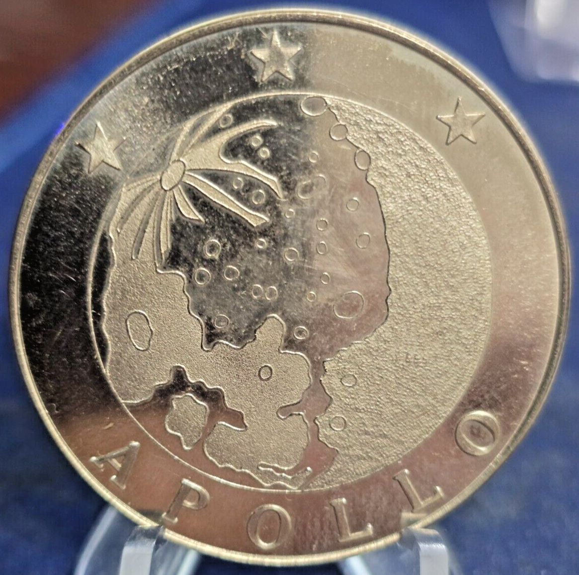 1969 Apollo 11 Commemorative SILVER Plated - 40 mm - 21.99 g - Lot
