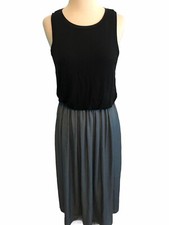 NWT Loft Outlet Small Black And Gray Dress MSRP $69.99