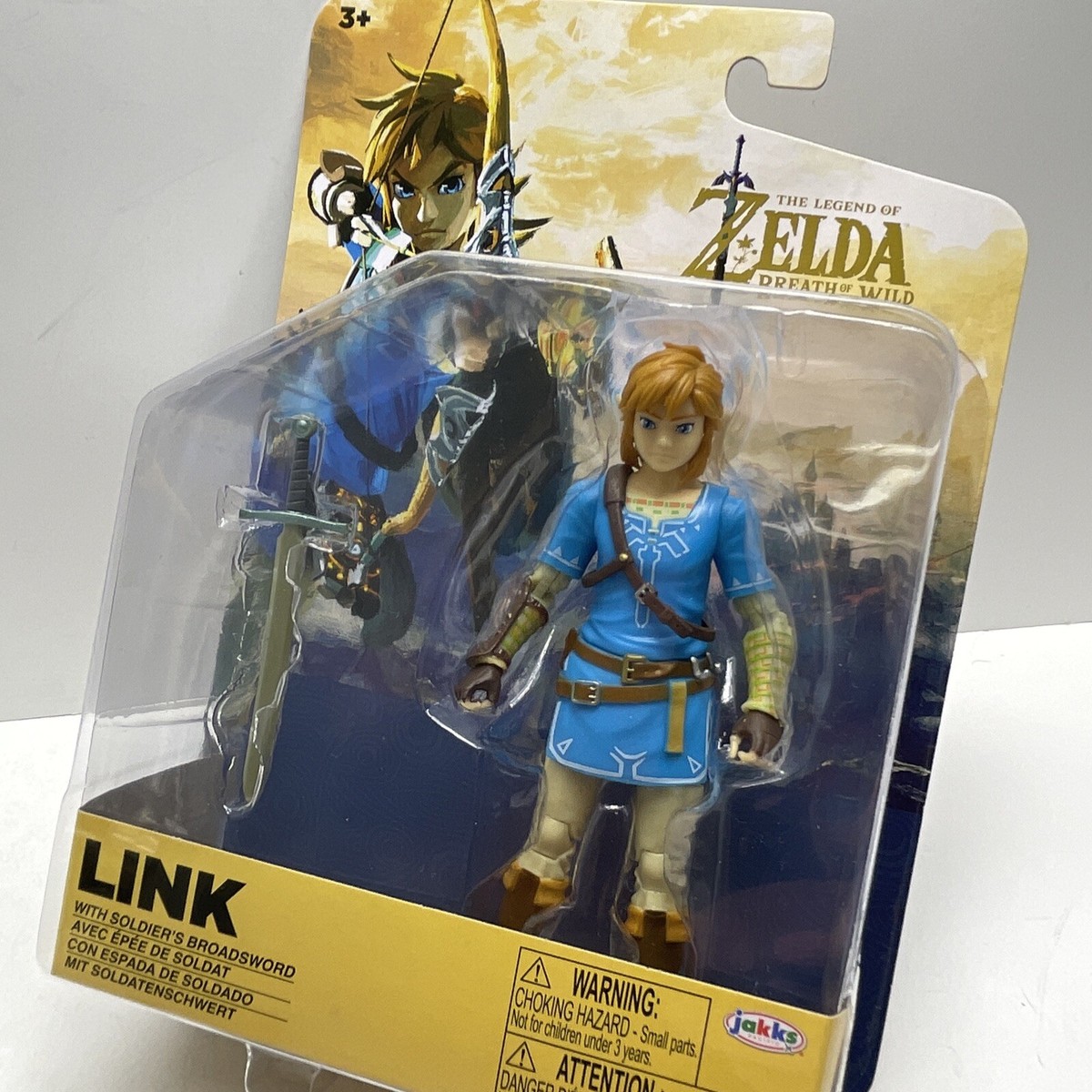 Legend of Zelda: Breath of the Wild BLUE TUNIC LINK w/ BROADSWORD