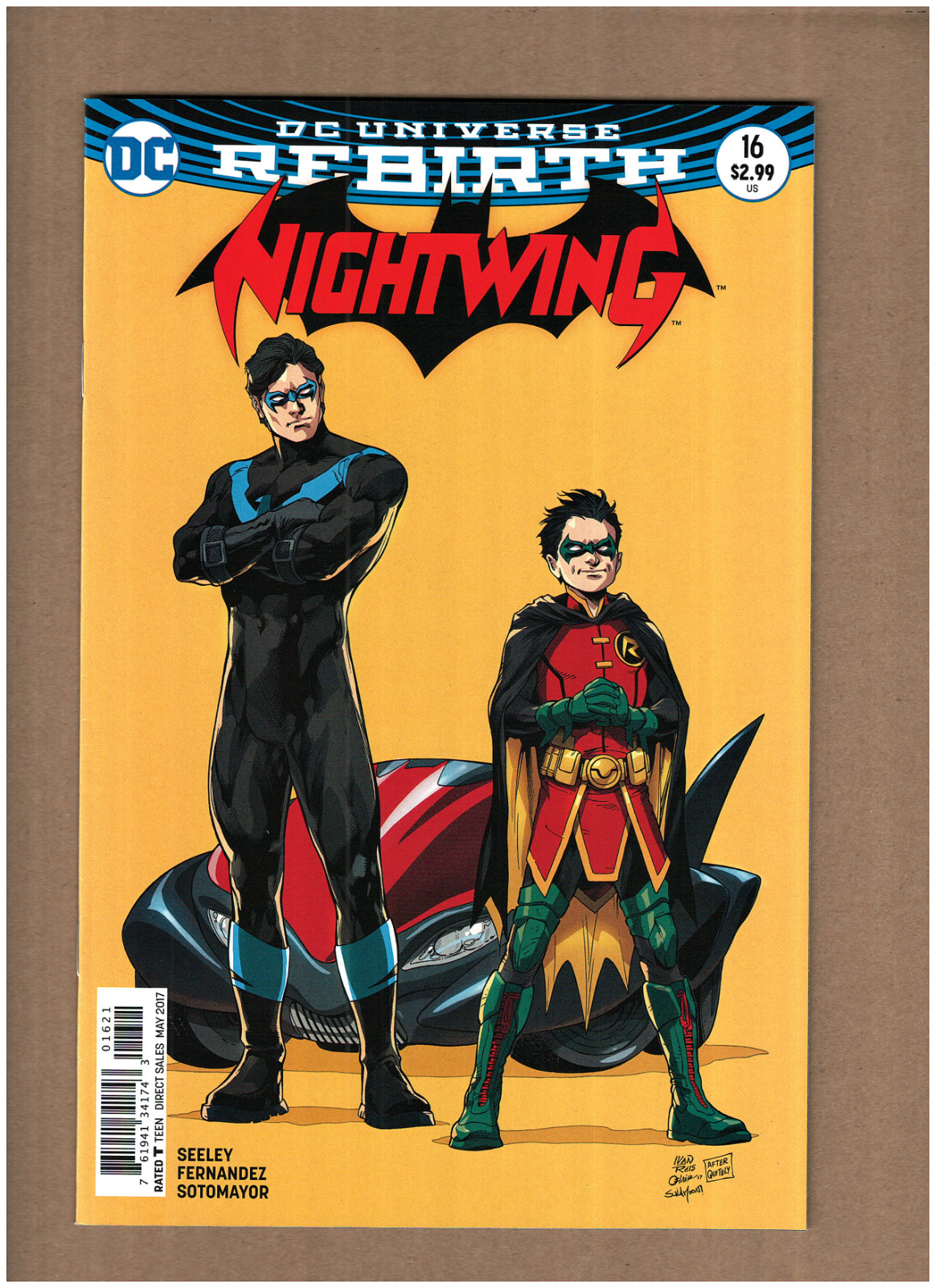 Nightwing #16 DC Rebirth 2017 DAMIAN WAYNE ROBIN Ivan Reis Variant NM- 9.2