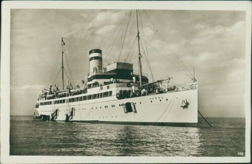 Ansichtskarte Cobra vor Helgoland Schiff Dampfer (Nr.9627) - Bild 1 von 2