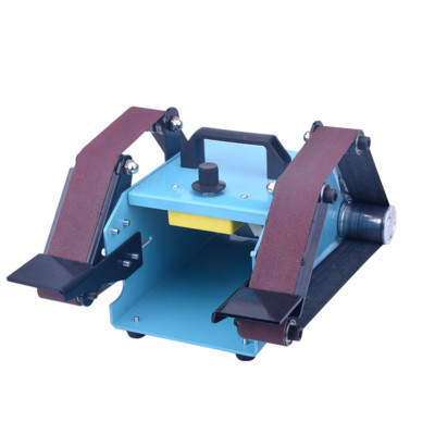 220V Desktop Double Head Electric Abrasive Finishing Machine Belt Sander 950W Y