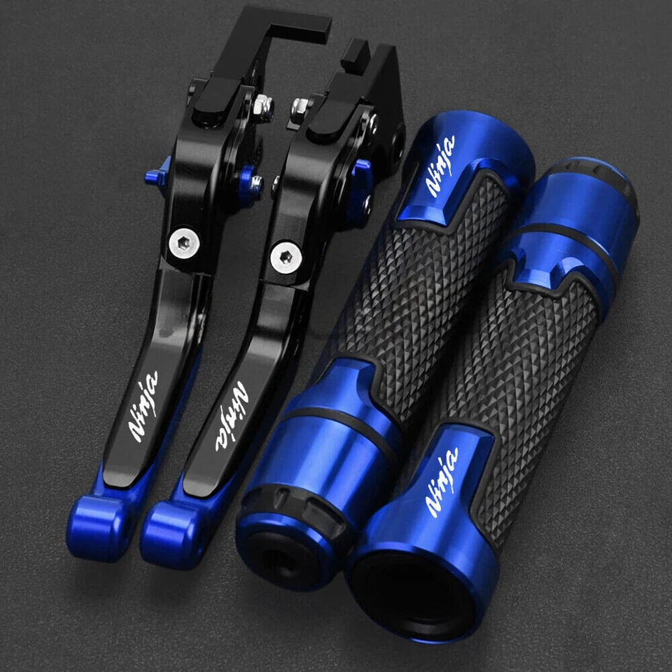 2-PCS Brake Clutch Levers Handlebar Grip For KAWASAKI NINJA 650 ZX6R ZX10R ZX14R Foto 4 de 4