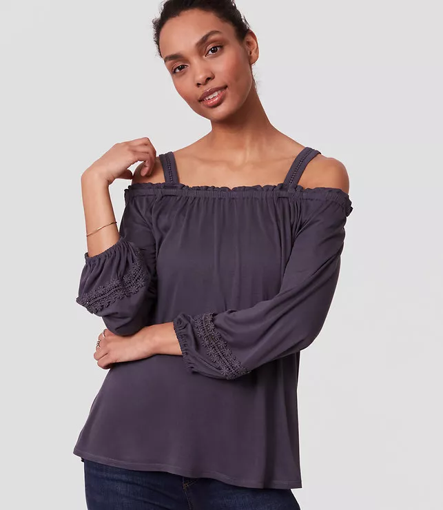 Ann taylor off the shoulder tops new arrivals