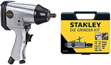 STANLEY 160157XSTN Kit Avvitatore ad impulsi in valigetta, 1/2" con 10 bussole,