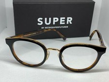 RetroSuperFuture 0IW Numero 22 Nero/Havana Frame Size 52mm OPTICAL NIB