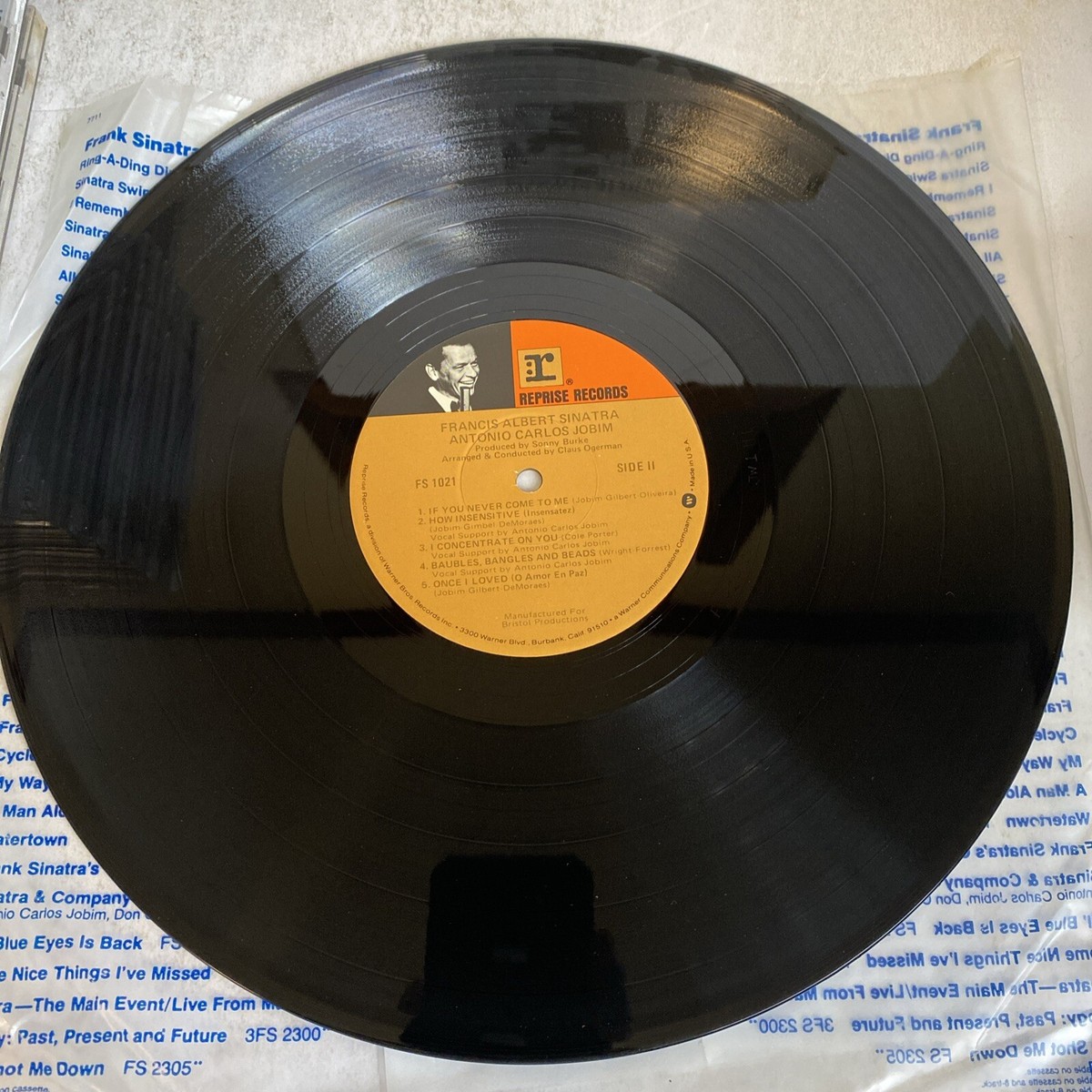 米LP Frank  Sinatra &amp; Antonio Francis  Sinatra &amp; Antonio Carlos Jobim 5727618 Universal Music Grou /00260 Francis Albert Sinatra & Antonio Carlos Jobim – Francis