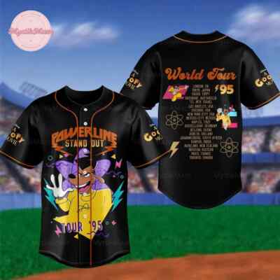 Goofy Powerline 3D Baseball Jersey Shirt Mother Day Gift All Over Print Us Size