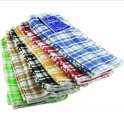 Kitchen Dish Cloths 100% Cotton Super Cleaning Cloth Towel 12x12 Pack Of 24 - Image 1 of 3