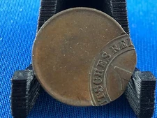 GERMANY OLD GERMAN REICH ERROR COIN 1 PFENNIG  - ULTRA RARE !!!