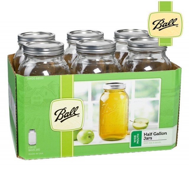 1 X Ball Mason Drink Dispenser Half Gallon 2 Litre Decorative Wine
