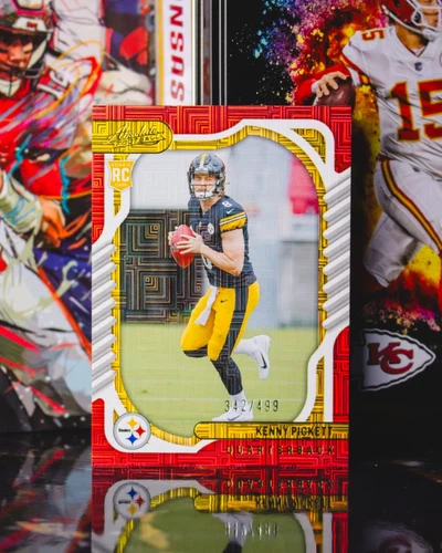 2022 Panini Absolute Kenny Pickett #101 Red Squares /499