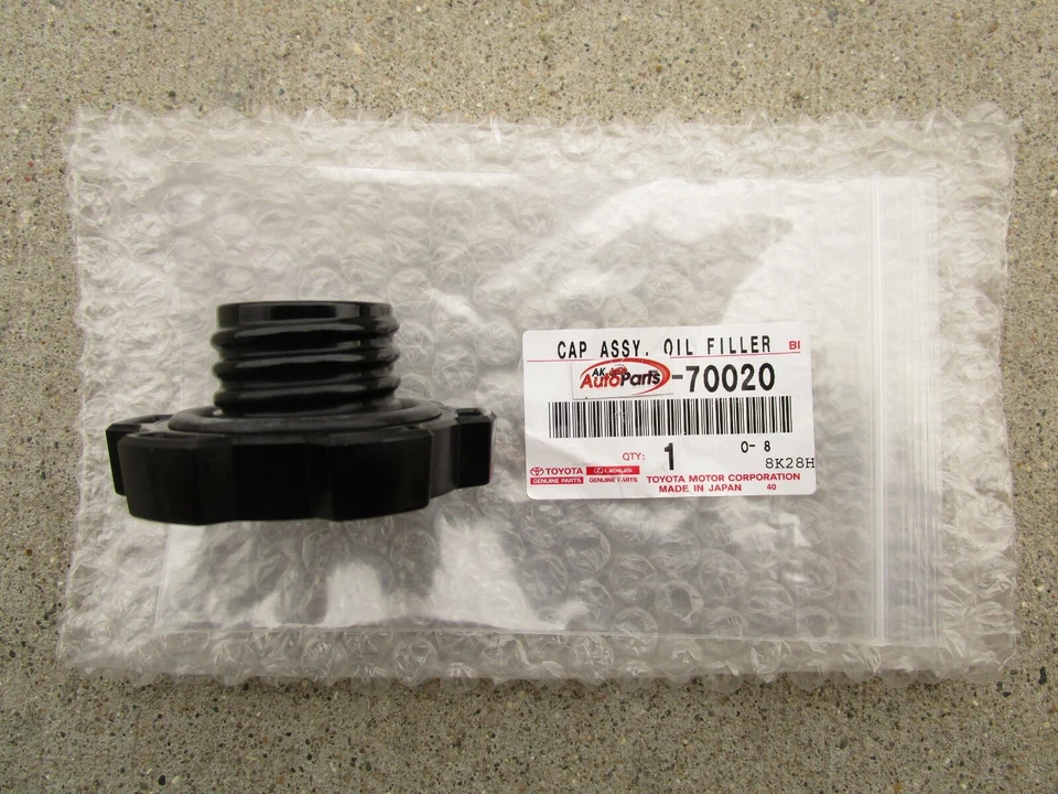 SE ADAPTA A: 93 - 94 TAPA DE LLENADO DE LÍQUIDO DE ACEITE DE MOTOR TOYOTA TERCEL OEM NUEVO Foto 3 de 3