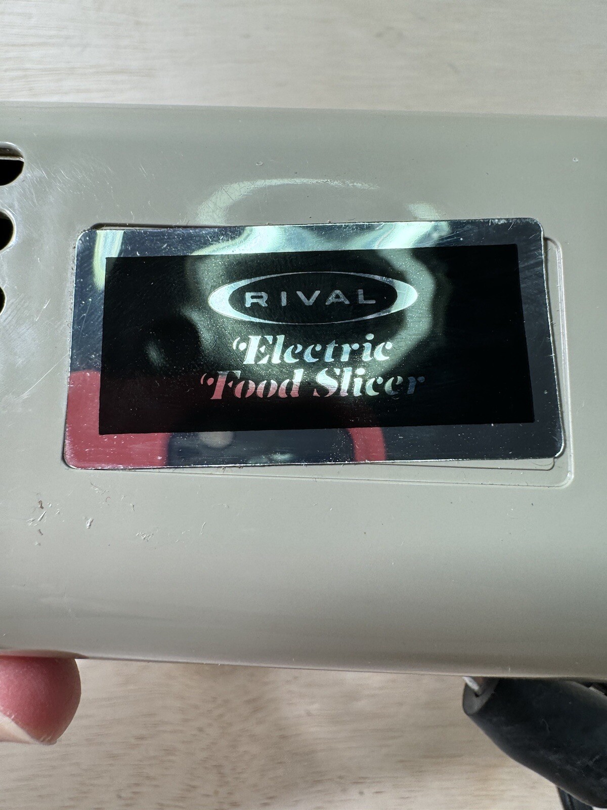 Motor for Rival Electric Food Slicer model 1101E/7 Works Well