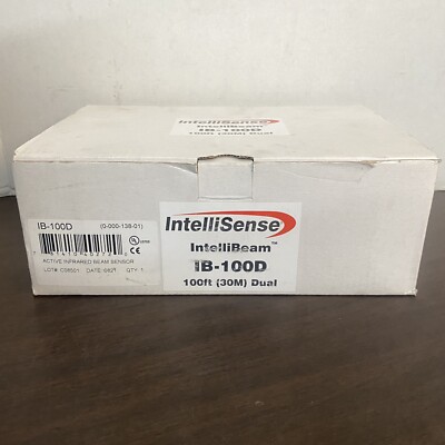 IntelliSense IB-100D IntelliBeam 100ft Active Infrared IR Beam Sensor Detector